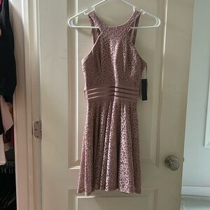 Macys light mauve homecoming or wedding guest dress